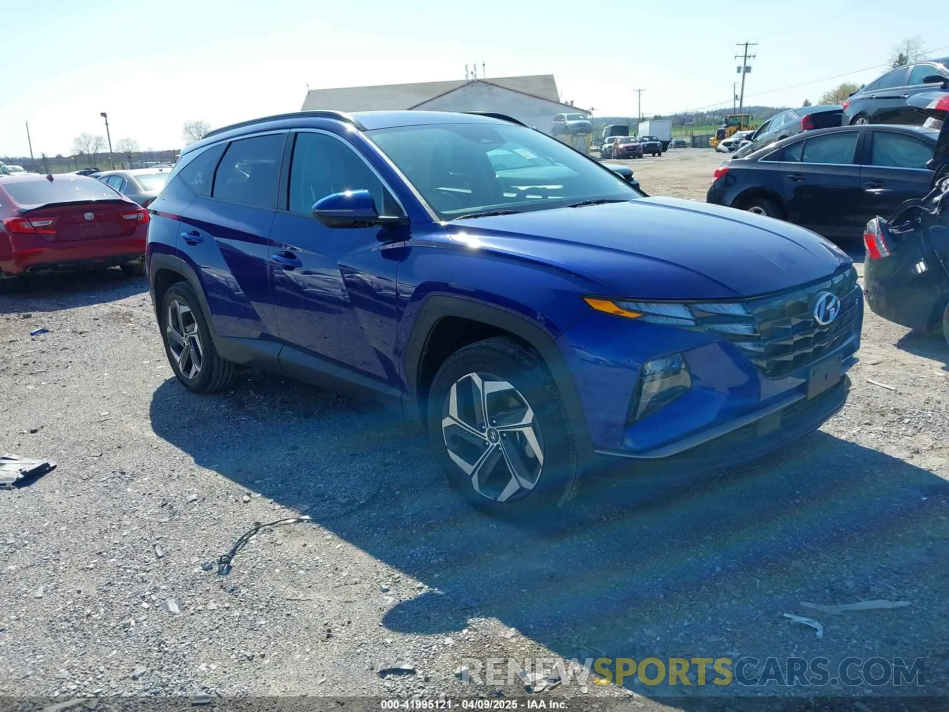 1 Photograph of a damaged car 5NMJFCAE9PH172567 HYUNDAI TUCSON 2023