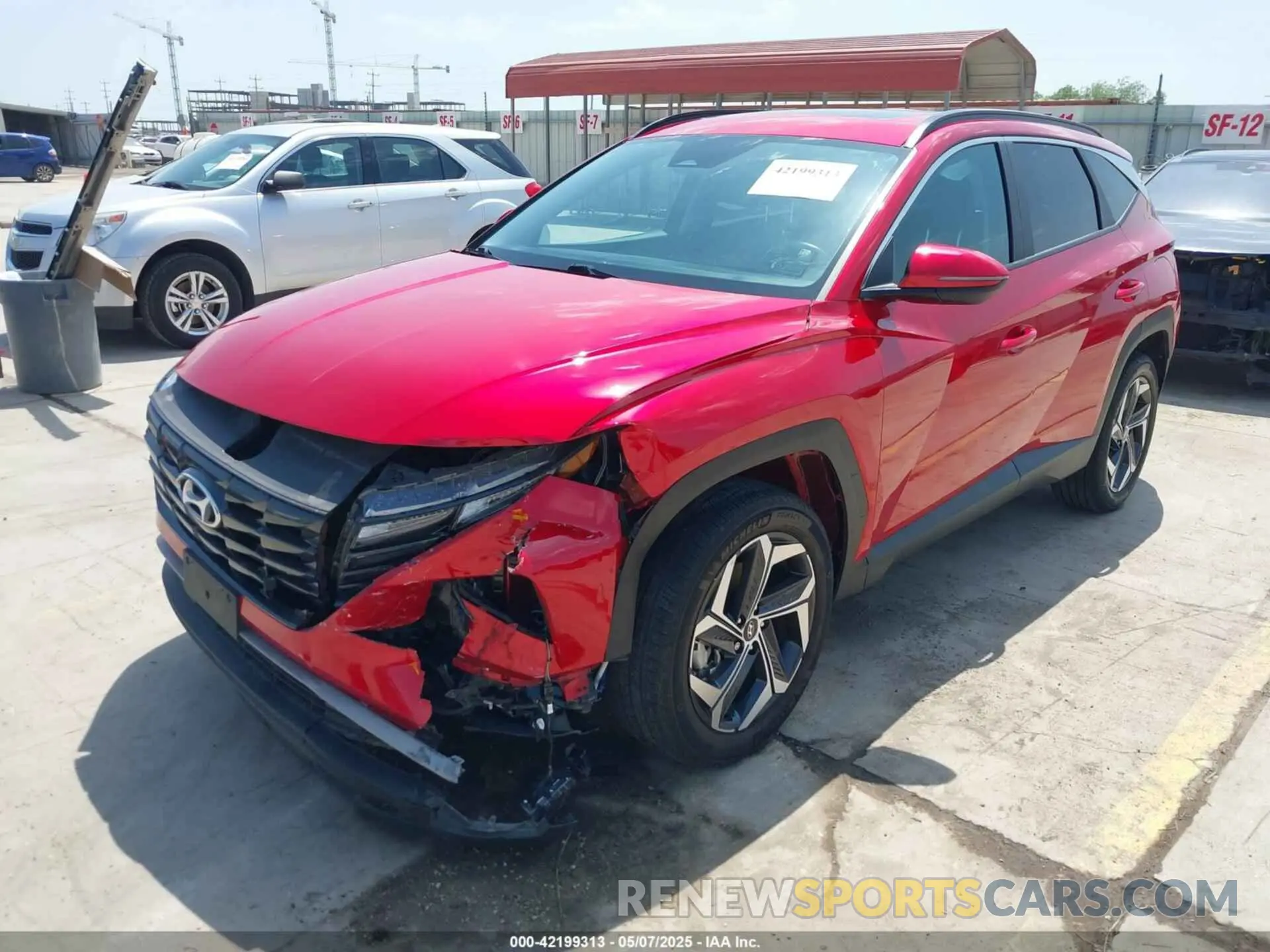 2 Photograph of a damaged car 5NMJFCAE9PH224327 HYUNDAI TUCSON 2023