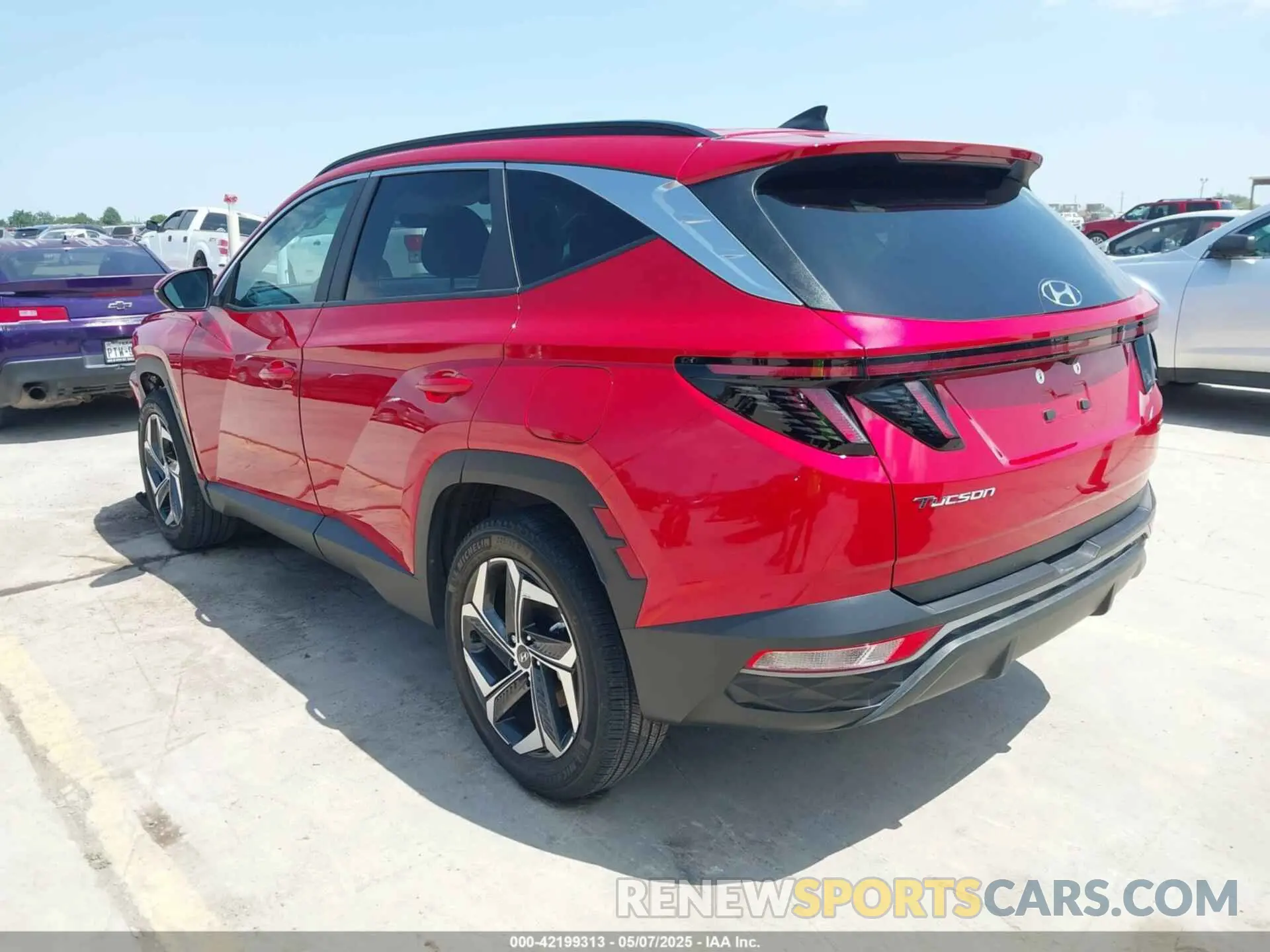 3 Photograph of a damaged car 5NMJFCAE9PH224327 HYUNDAI TUCSON 2023