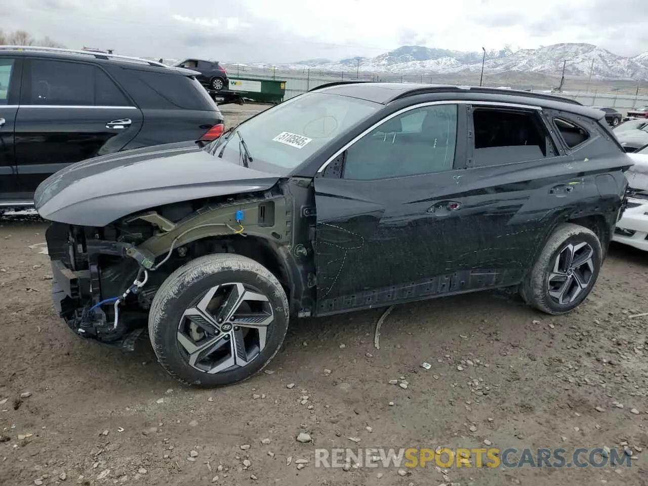 1 Photograph of a damaged car 5NMJFCAE9PH268411 HYUNDAI TUCSON 2023