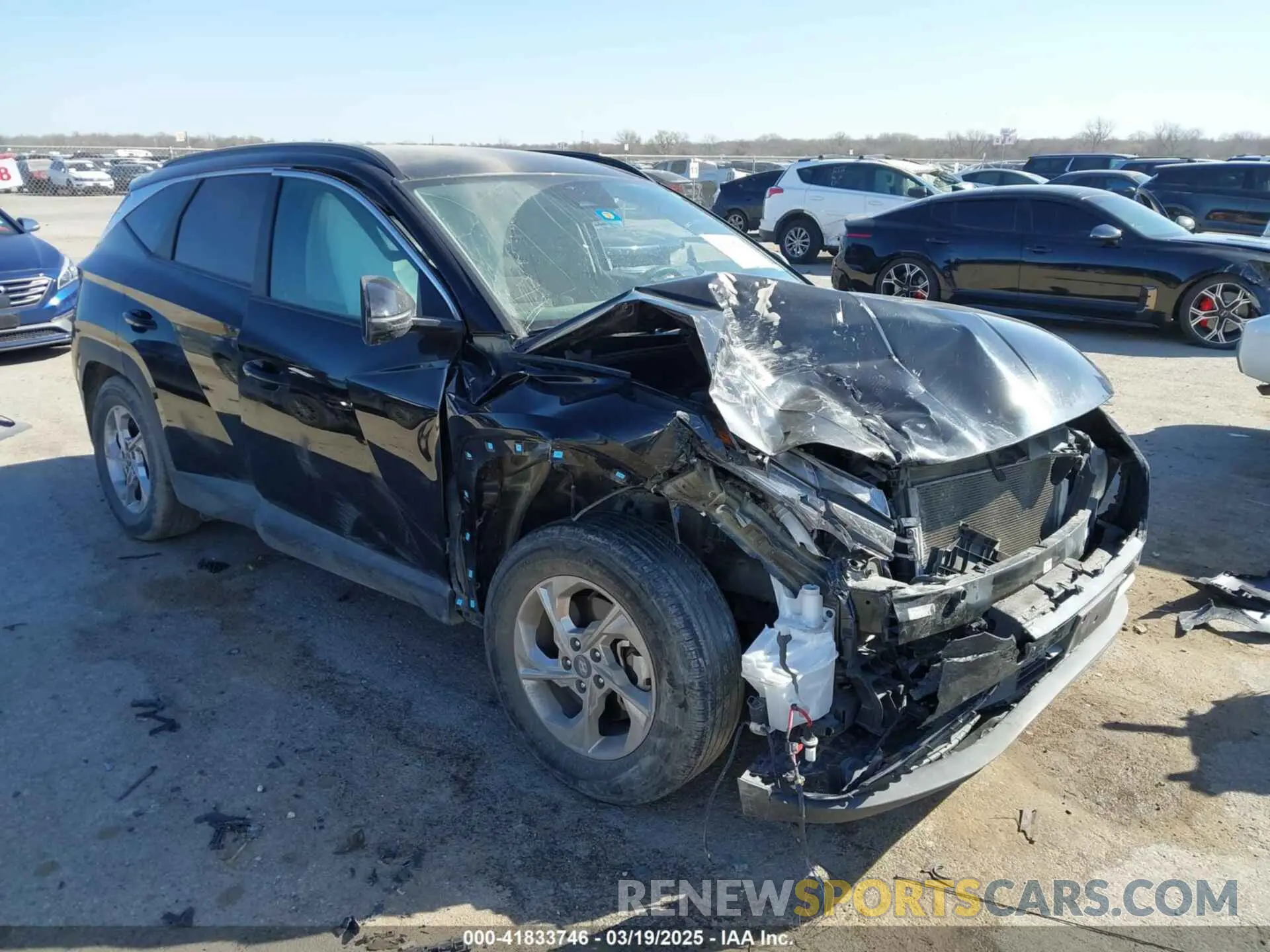 1 Photograph of a damaged car KM8JB3AE2PU199612 HYUNDAI TUCSON 2023