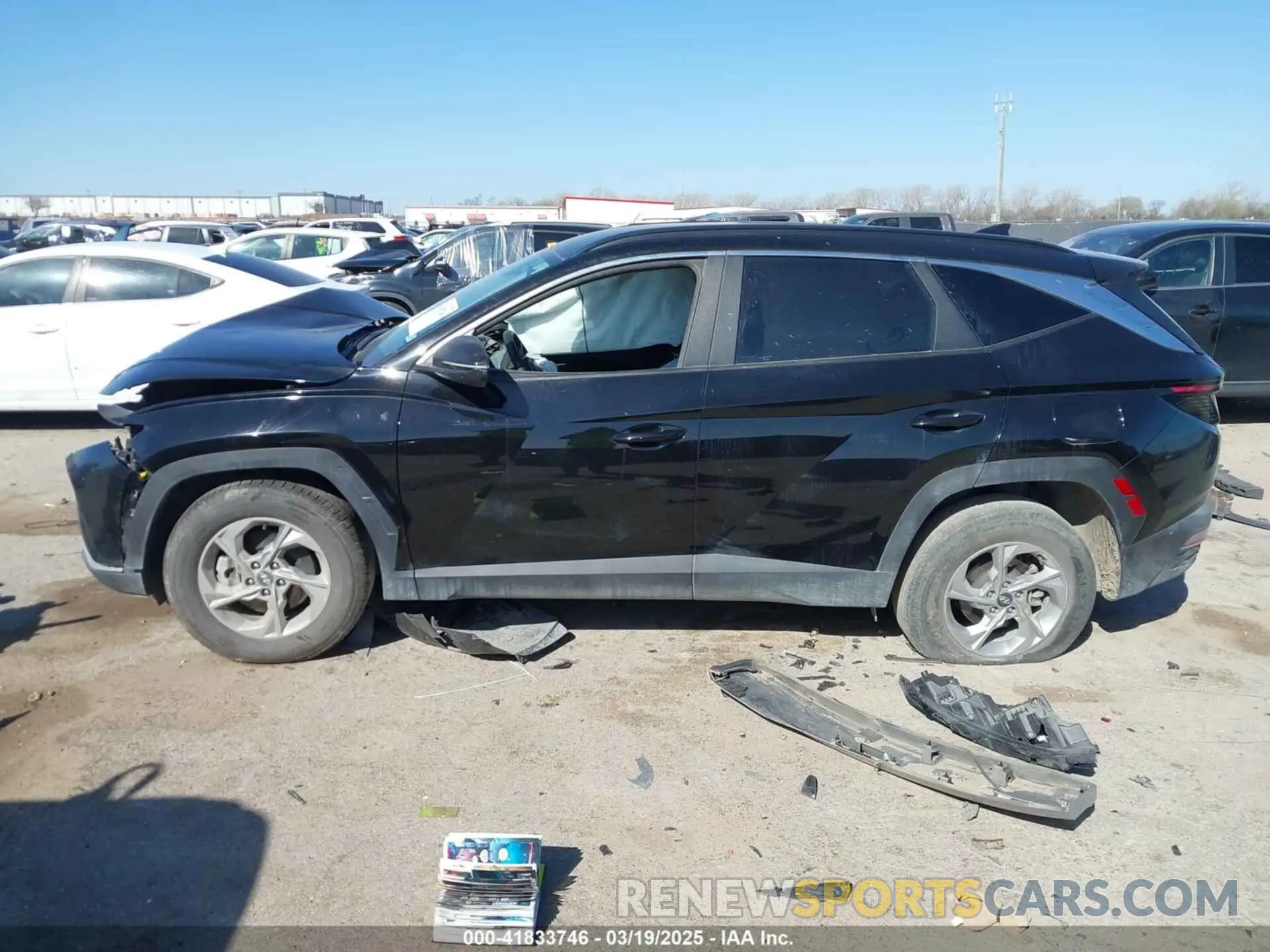 14 Photograph of a damaged car KM8JB3AE2PU199612 HYUNDAI TUCSON 2023