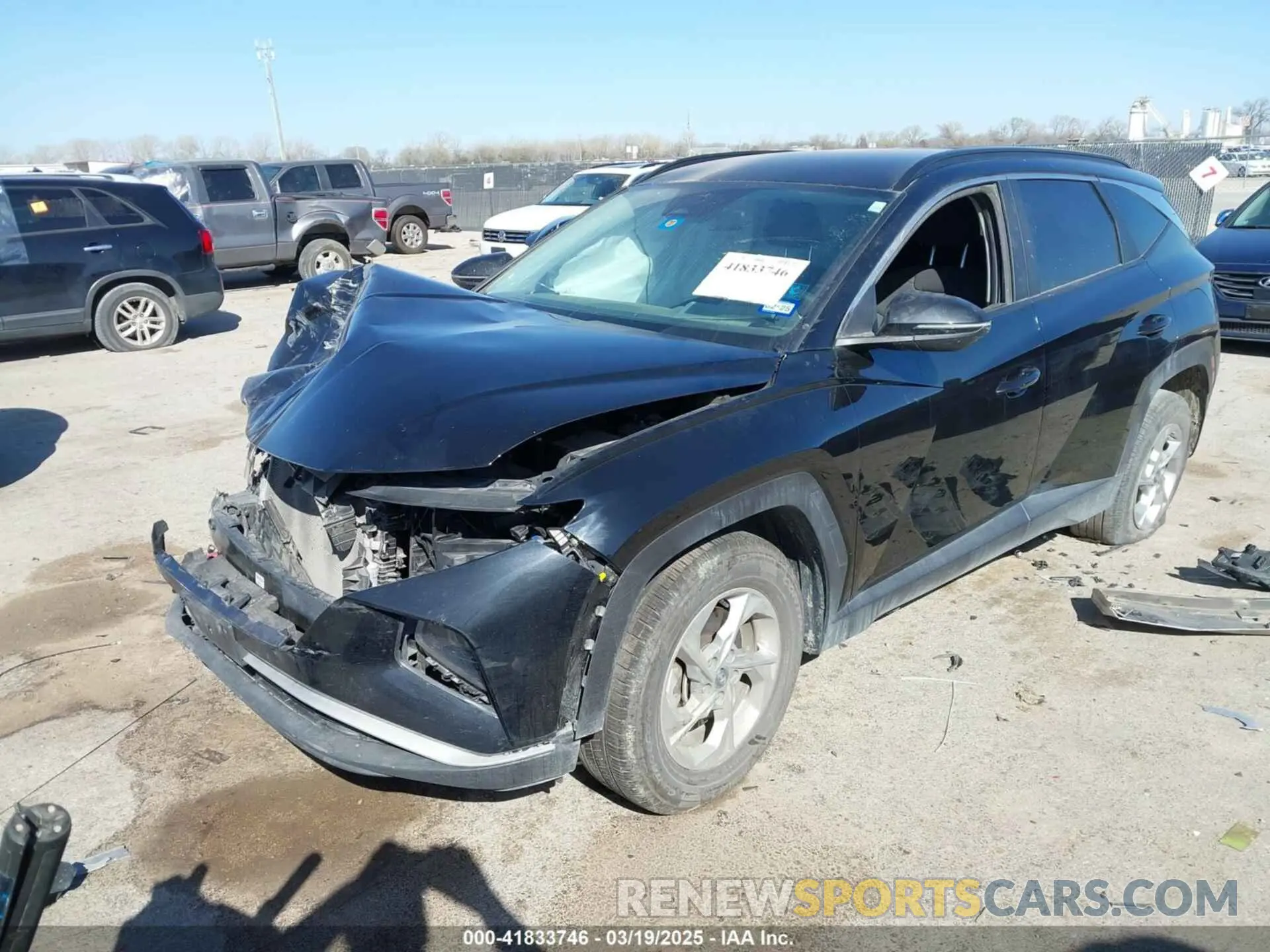 2 Photograph of a damaged car KM8JB3AE2PU199612 HYUNDAI TUCSON 2023