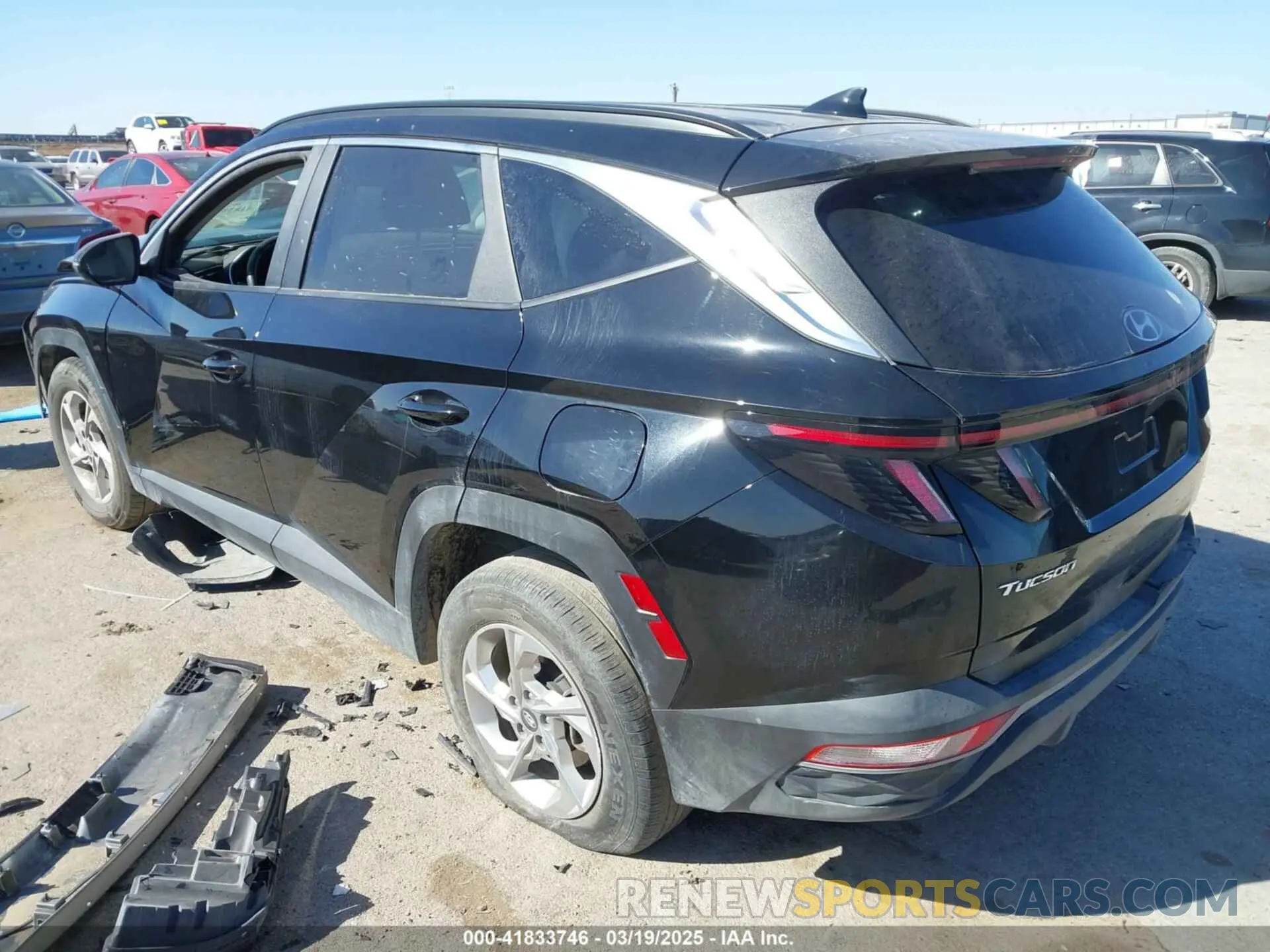3 Photograph of a damaged car KM8JB3AE2PU199612 HYUNDAI TUCSON 2023