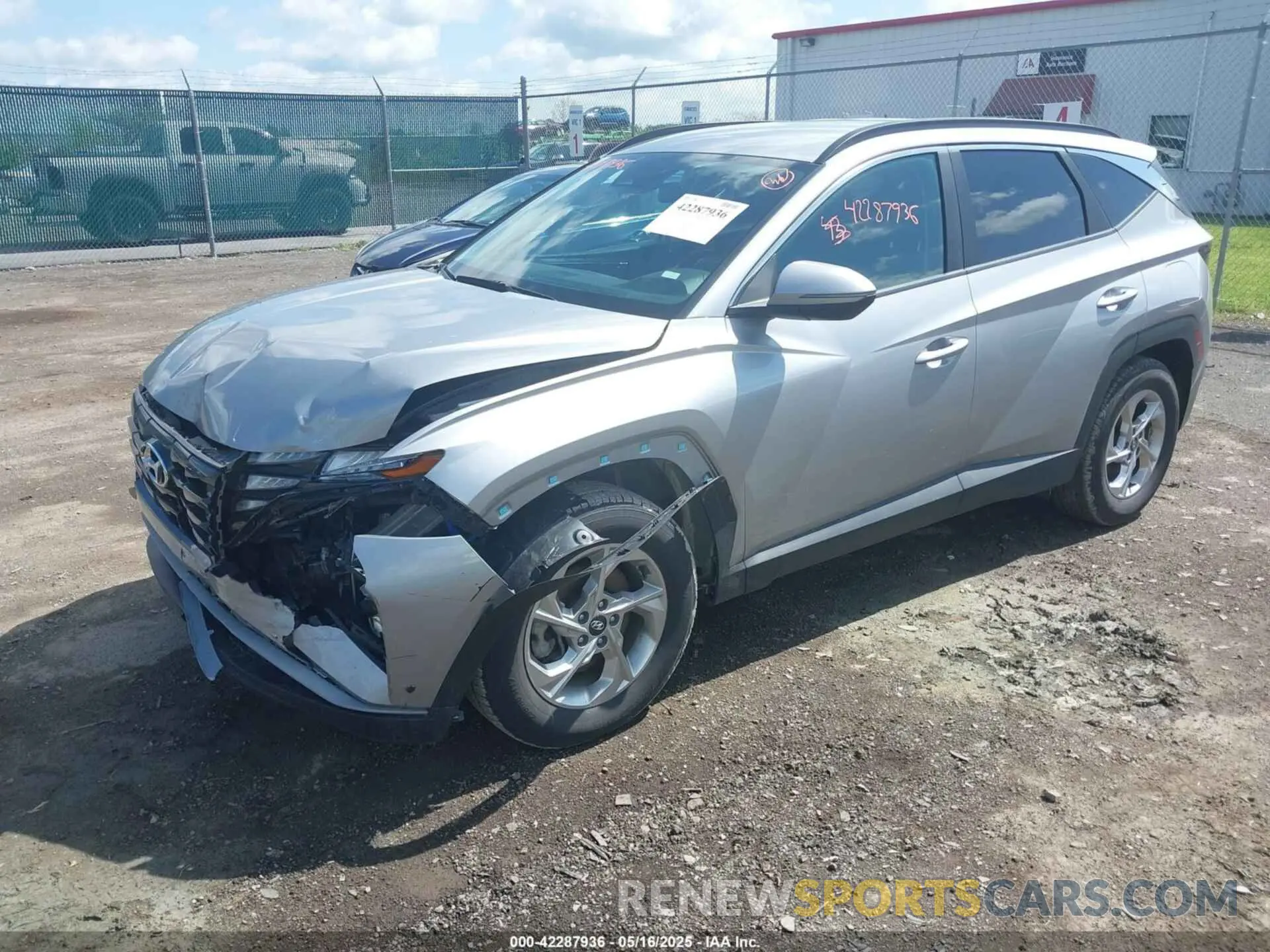 2 Photograph of a damaged car KM8JB3AE7PU197967 HYUNDAI TUCSON 2023