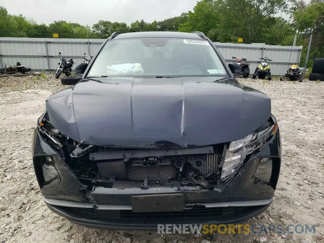 5 Photograph of a damaged car KM8JBCA10PU112593 HYUNDAI TUCSON 2023
