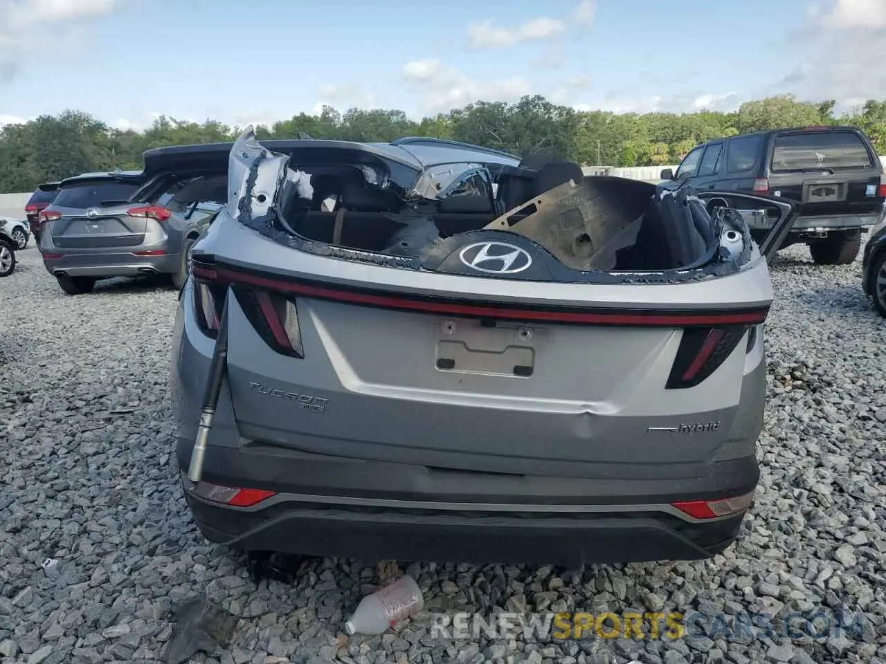 6 Photograph of a damaged car KM8JBCA16PU102182 HYUNDAI TUCSON 2023