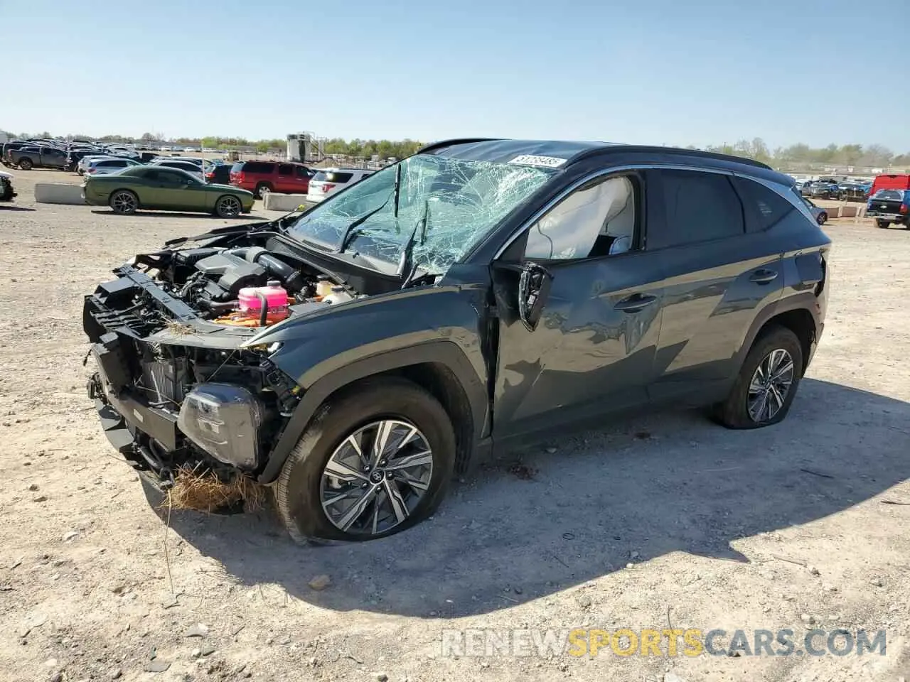 1 Photograph of a damaged car KM8JBCA16PU113621 HYUNDAI TUCSON 2023
