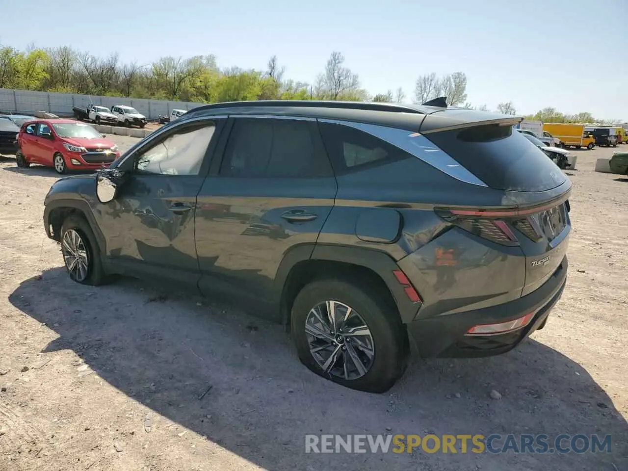 2 Photograph of a damaged car KM8JBCA16PU113621 HYUNDAI TUCSON 2023