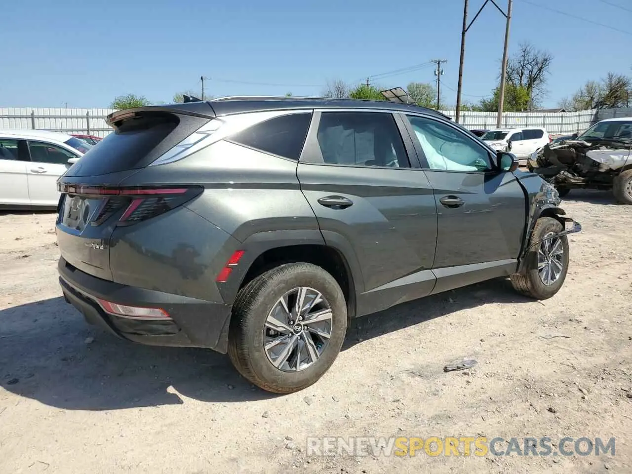 3 Photograph of a damaged car KM8JBCA16PU113621 HYUNDAI TUCSON 2023