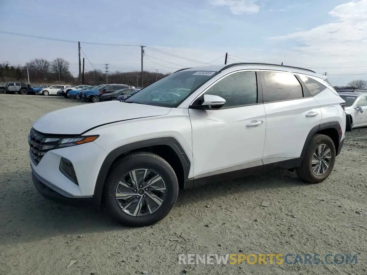 1 Photograph of a damaged car KM8JBCA19PU114522 HYUNDAI TUCSON 2023