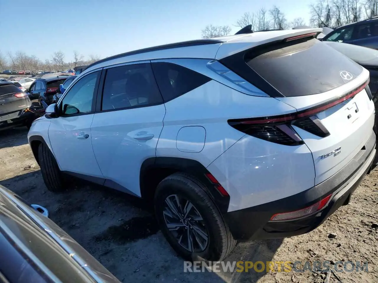 2 Photograph of a damaged car KM8JBCA19PU114522 HYUNDAI TUCSON 2023