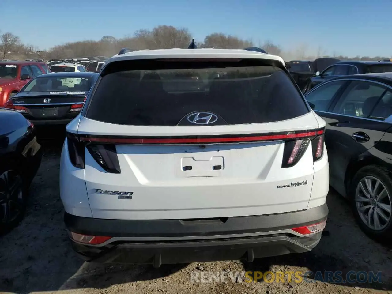 6 Photograph of a damaged car KM8JBCA19PU114522 HYUNDAI TUCSON 2023