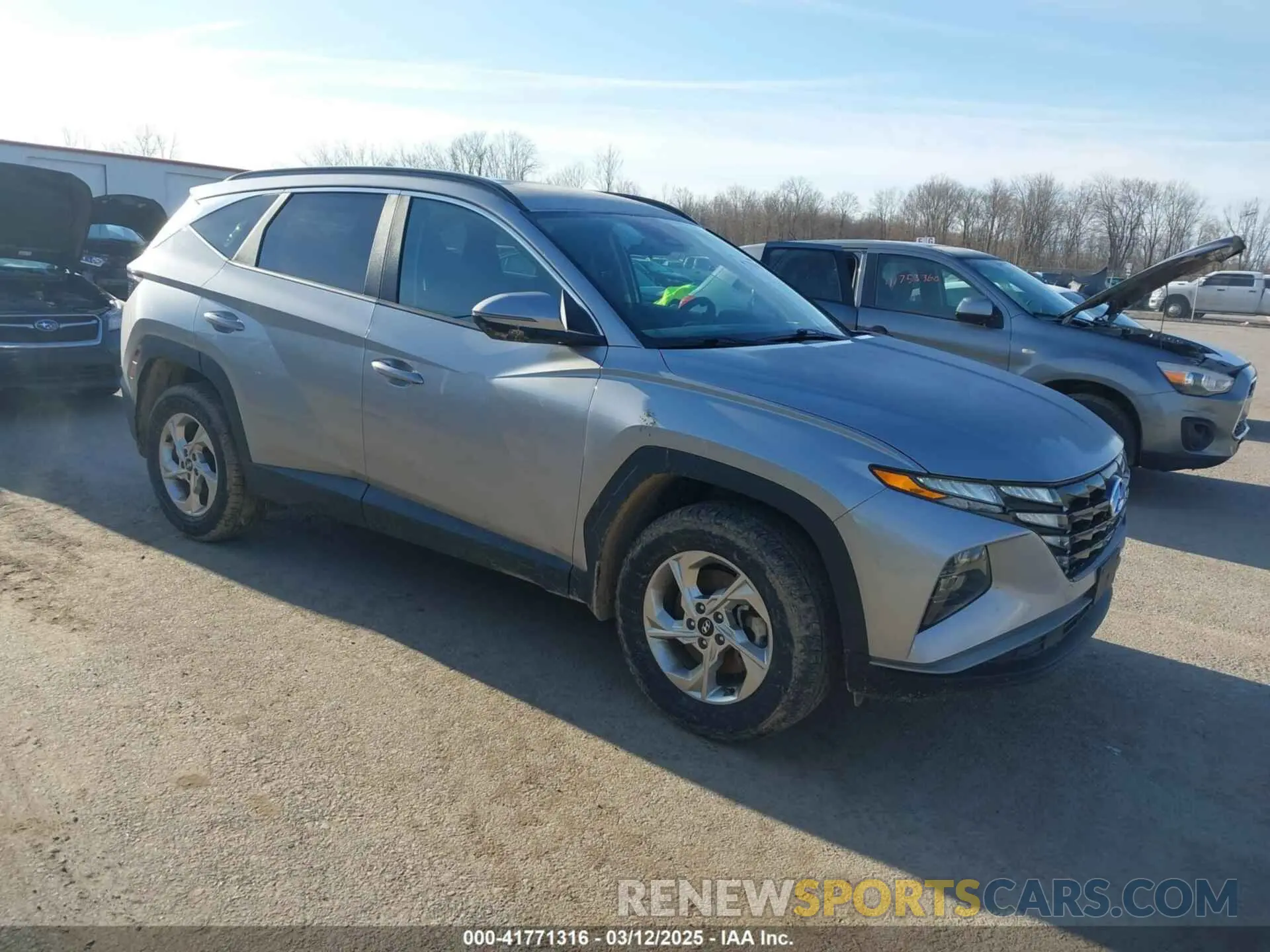 1 Photograph of a damaged car KM8JBCAE2PU248128 HYUNDAI TUCSON 2023