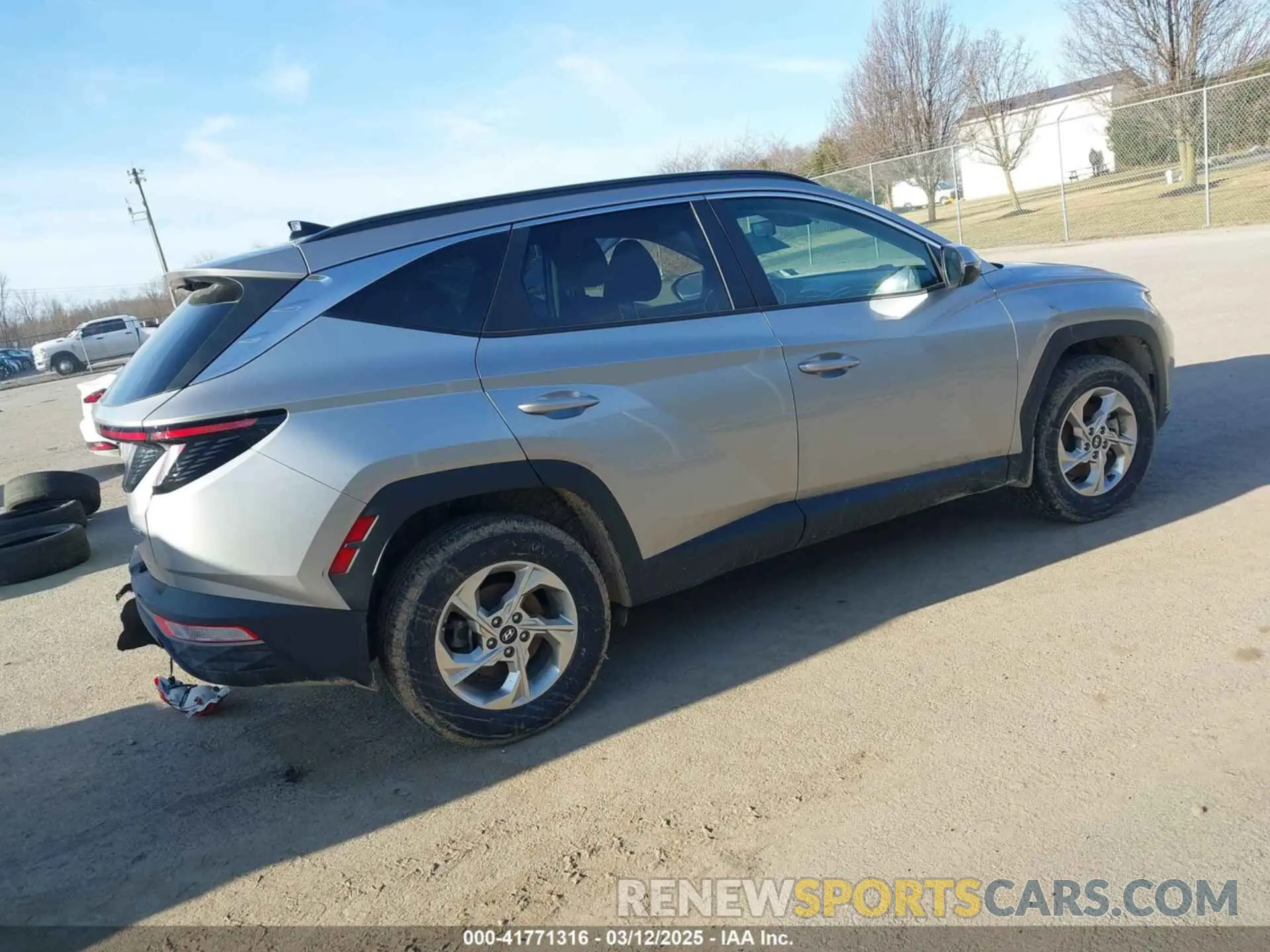 4 Photograph of a damaged car KM8JBCAE2PU248128 HYUNDAI TUCSON 2023