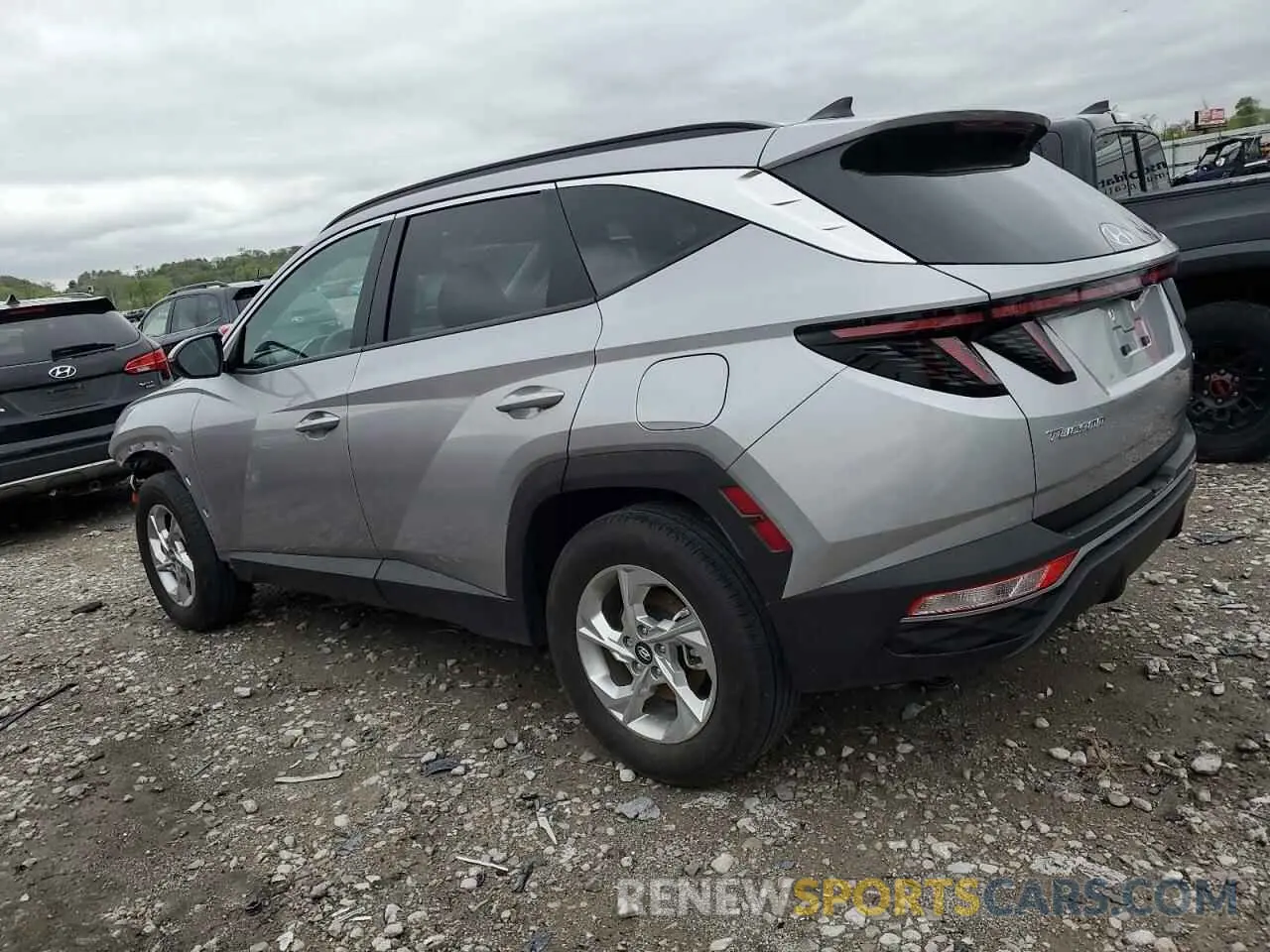 2 Photograph of a damaged car KM8JBCAE4PU248549 HYUNDAI TUCSON 2023