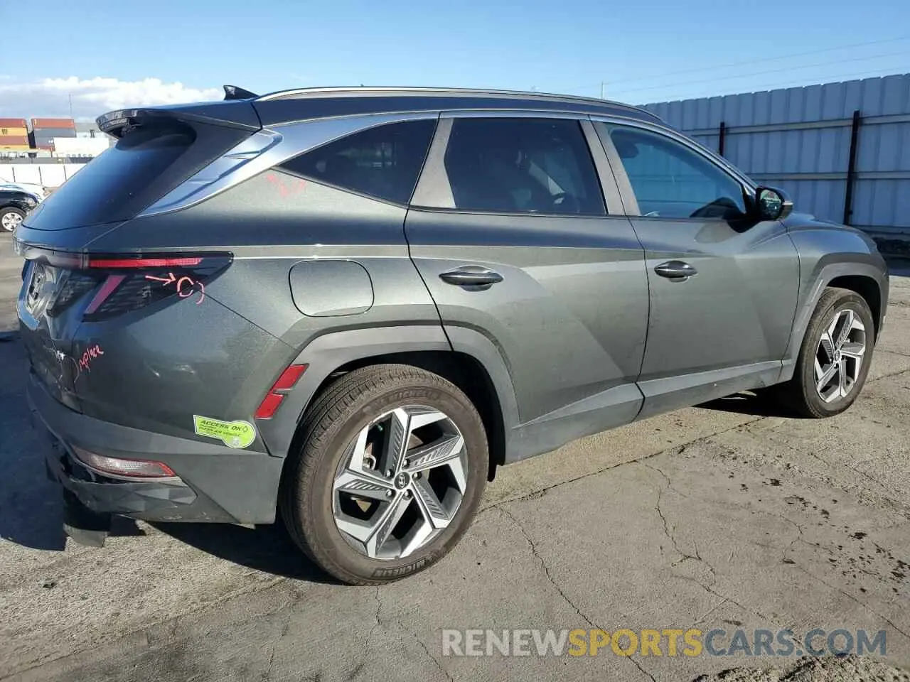3 Photograph of a damaged car KM8JBDA2XPU114267 HYUNDAI TUCSON 2023