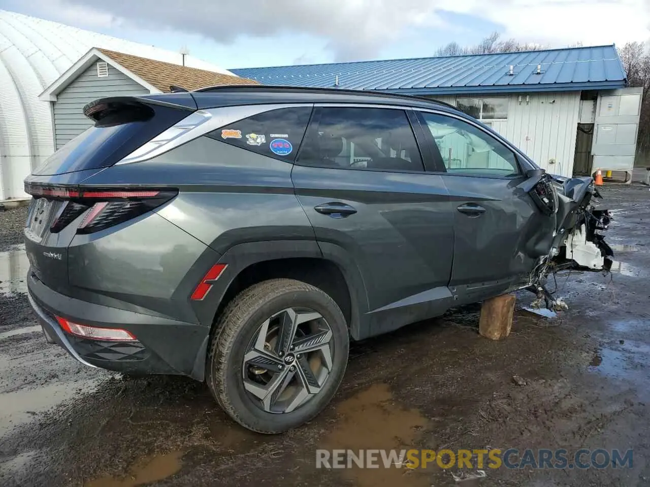 3 Photograph of a damaged car KM8JECA11PU106681 HYUNDAI TUCSON 2023