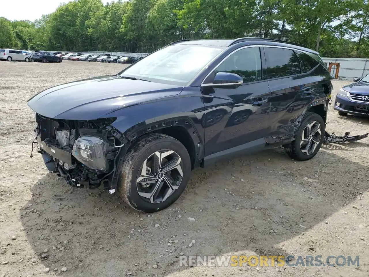 1 Photograph of a damaged car KM8JECA12PU111453 HYUNDAI TUCSON 2023