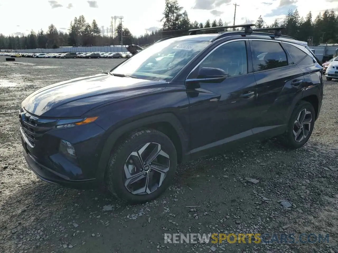 1 Photograph of a damaged car KM8JECA12PU135168 HYUNDAI TUCSON 2023