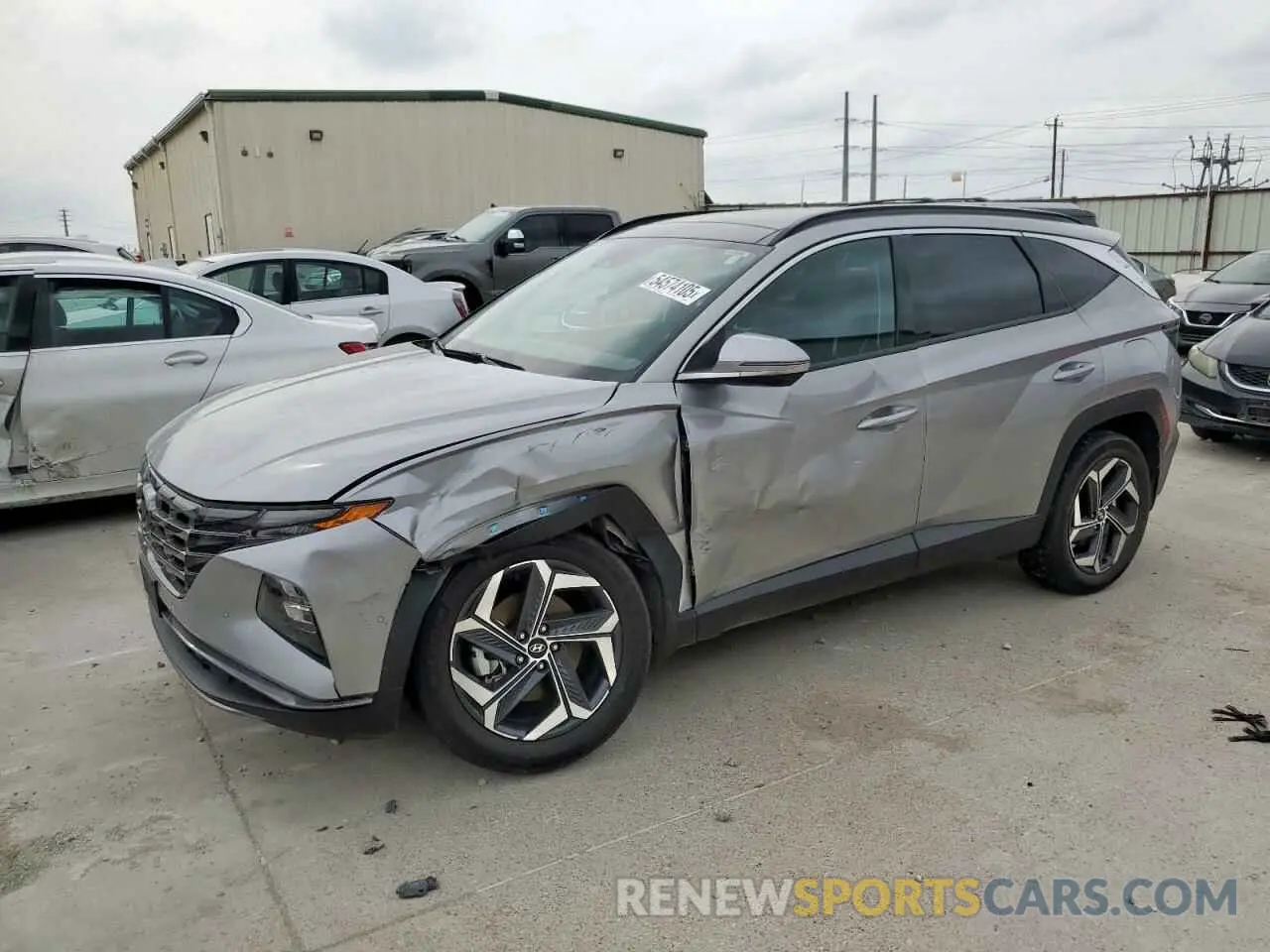 1 Photograph of a damaged car KM8JECA16PU130099 HYUNDAI TUCSON 2023