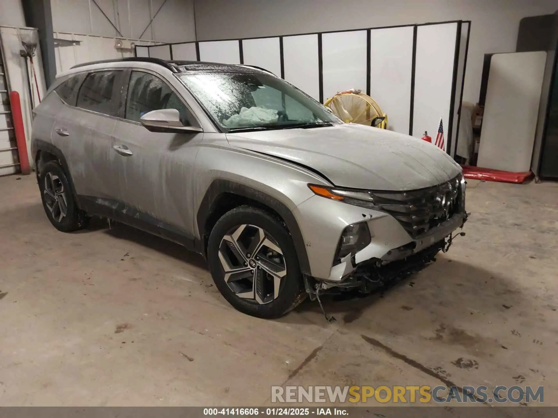 1 Photograph of a damaged car KM8JECAE0PU213725 HYUNDAI TUCSON 2023