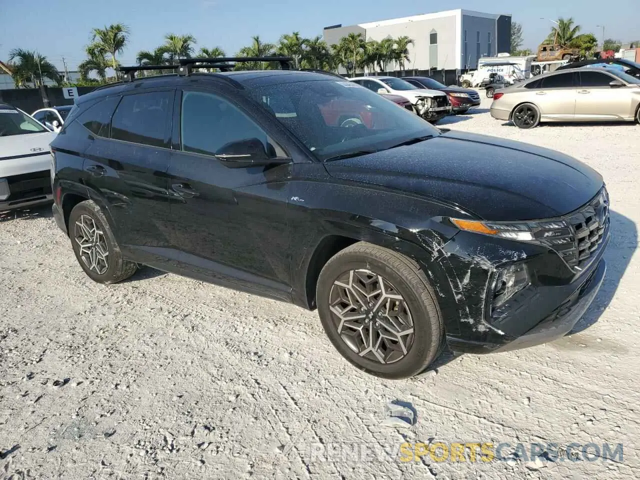 4 Photograph of a damaged car KM8JF3AE1PU198567 HYUNDAI TUCSON 2023