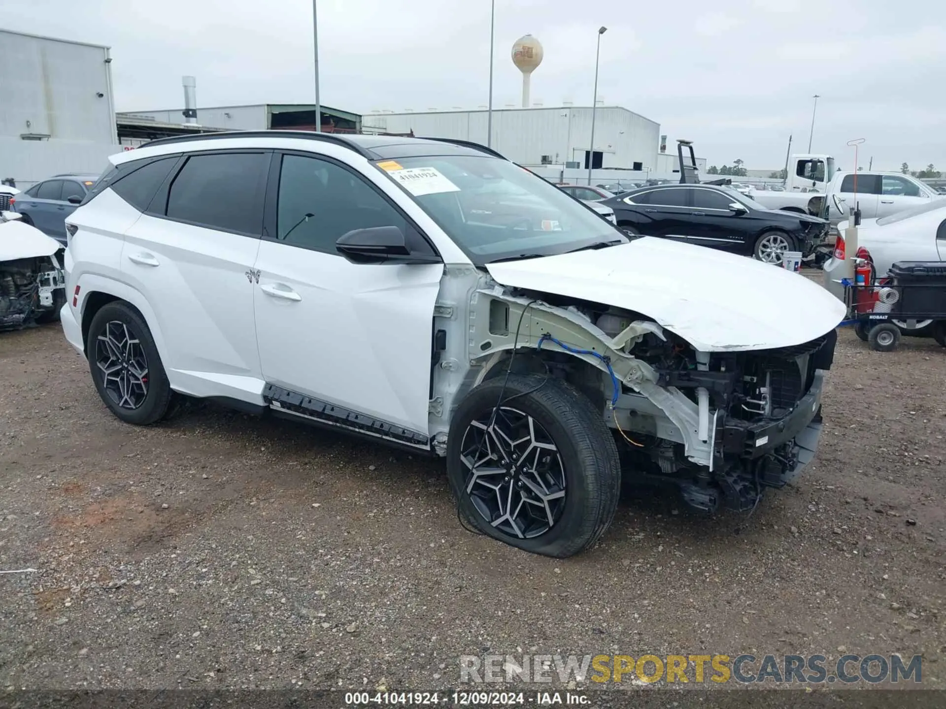 1 Photograph of a damaged car KM8JF3AE2PU205686 HYUNDAI TUCSON 2023