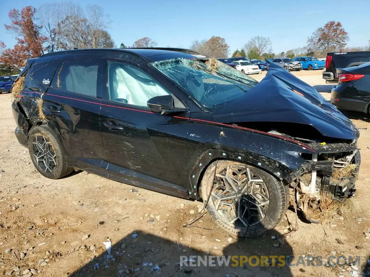 4 Photograph of a damaged car KM8JF3AE4PU217466 HYUNDAI TUCSON 2023