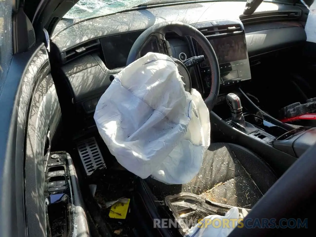 8 Photograph of a damaged car KM8JF3AE4PU217466 HYUNDAI TUCSON 2023