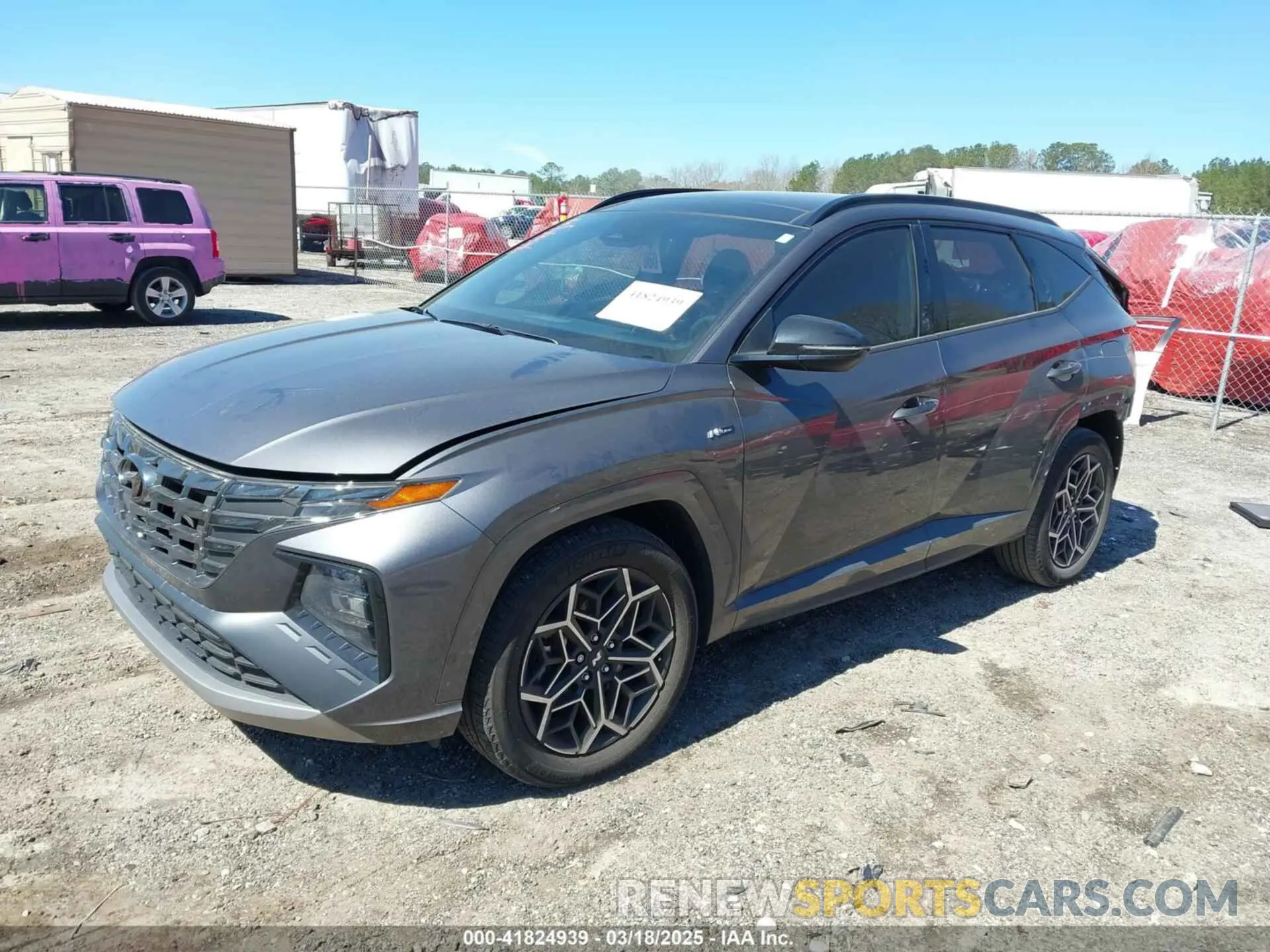 2 Photograph of a damaged car KM8JF3AE4PU245655 HYUNDAI TUCSON 2023