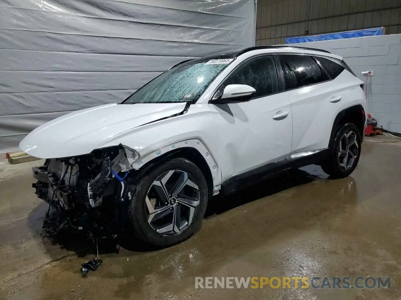 1 Photograph of a damaged car KM8JFCA10PU095248 HYUNDAI TUCSON 2023
