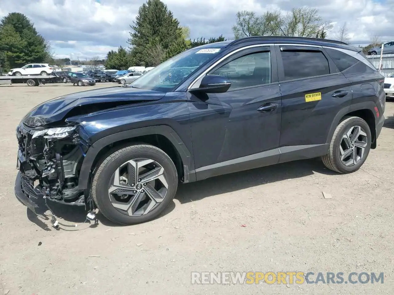 1 Photograph of a damaged car KM8JFCA10PU111982 HYUNDAI TUCSON 2023