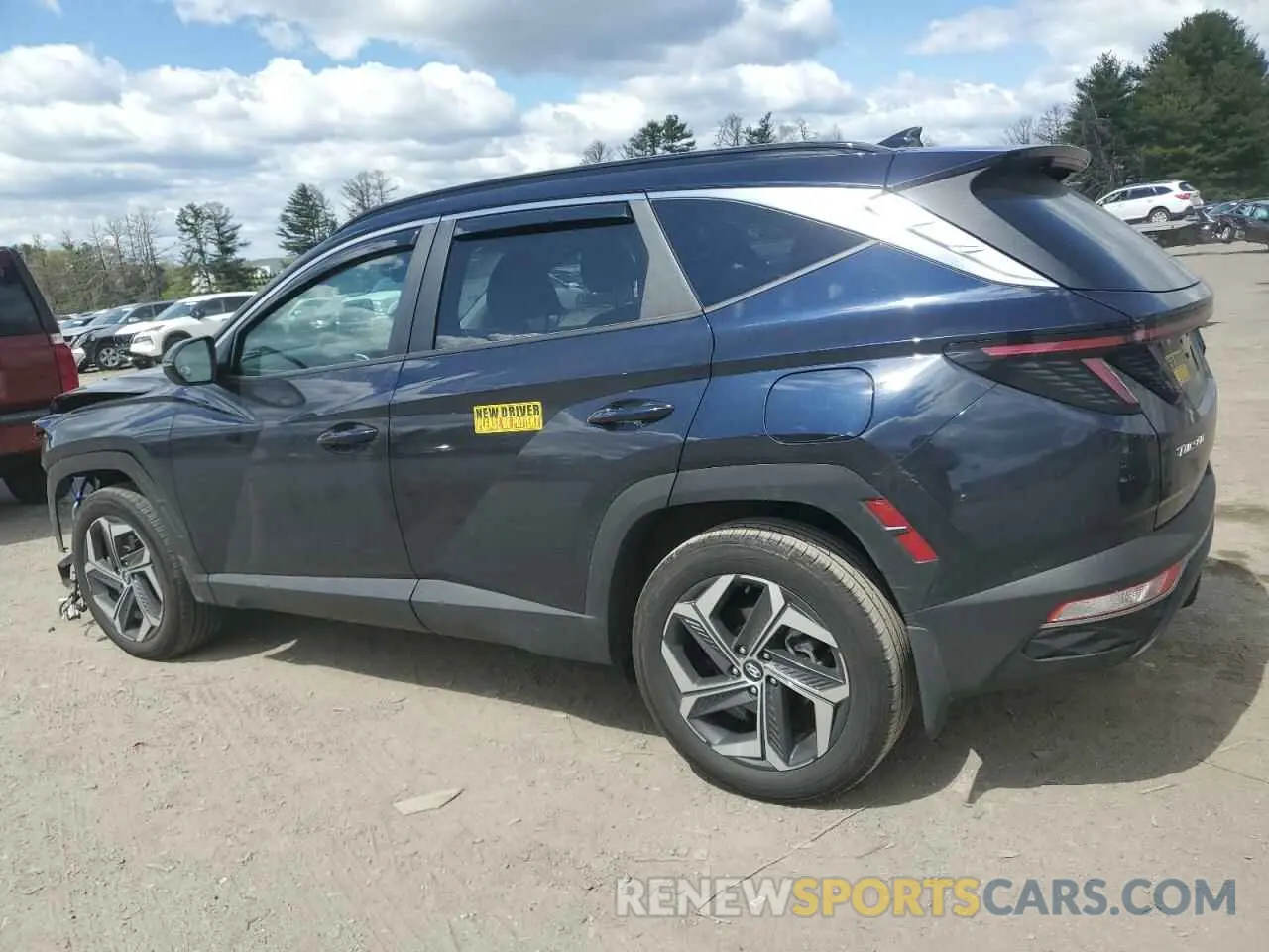 2 Photograph of a damaged car KM8JFCA10PU111982 HYUNDAI TUCSON 2023