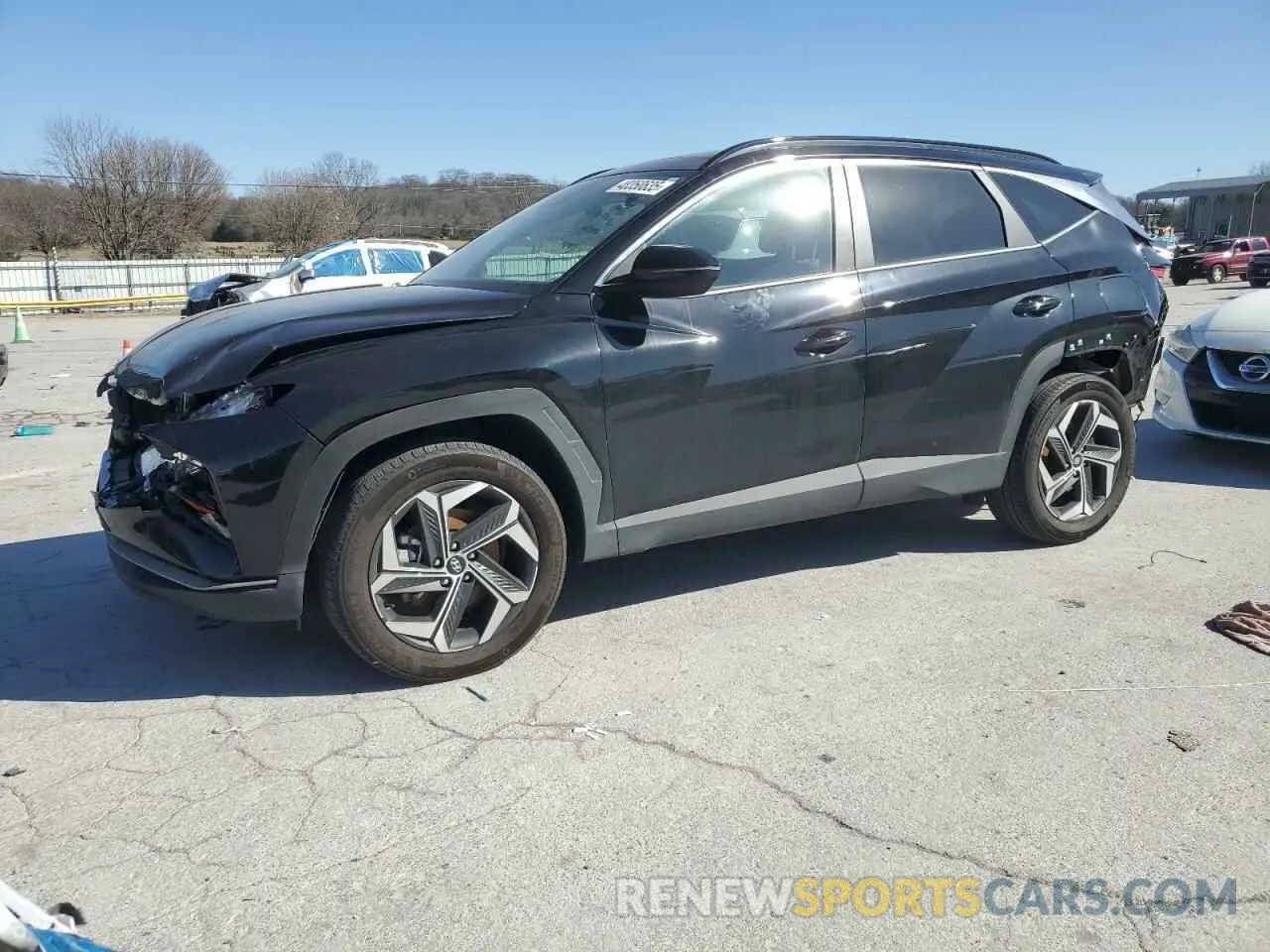 1 Photograph of a damaged car KM8JFCA10PU114722 HYUNDAI TUCSON 2023
