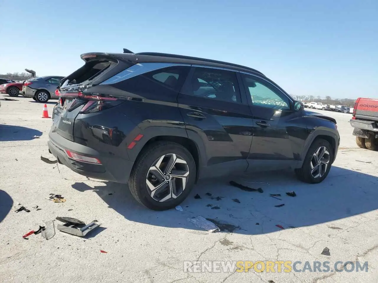 3 Photograph of a damaged car KM8JFCA10PU114722 HYUNDAI TUCSON 2023