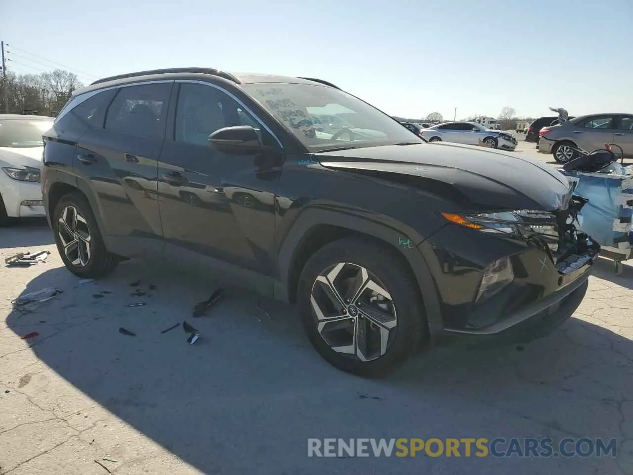 4 Photograph of a damaged car KM8JFCA10PU114722 HYUNDAI TUCSON 2023