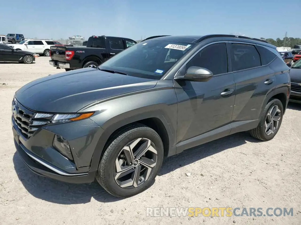 1 Photograph of a damaged car KM8JFCA12PU123681 HYUNDAI TUCSON 2023