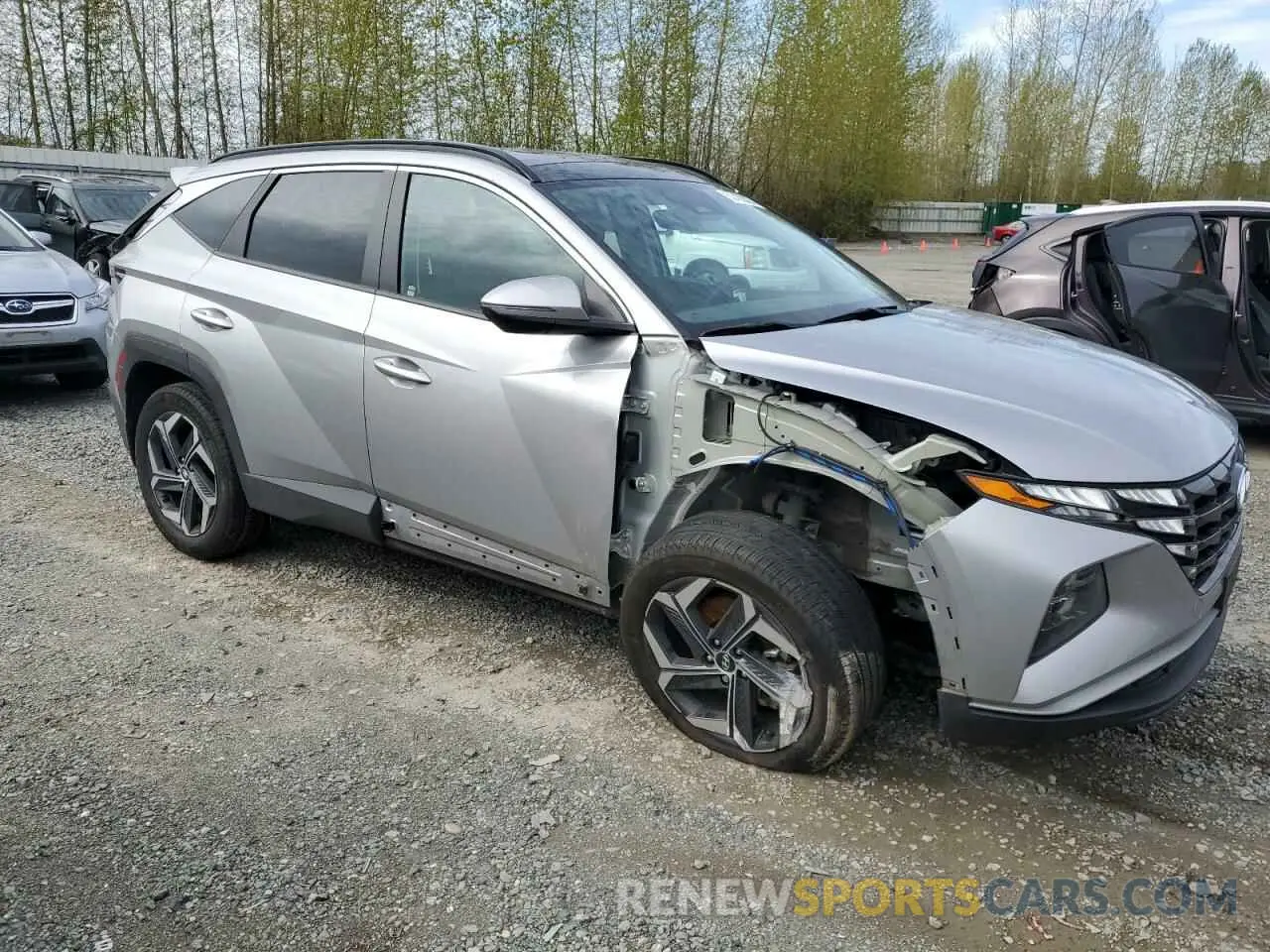 4 Photograph of a damaged car KM8JFCA13PU128887 HYUNDAI TUCSON 2023