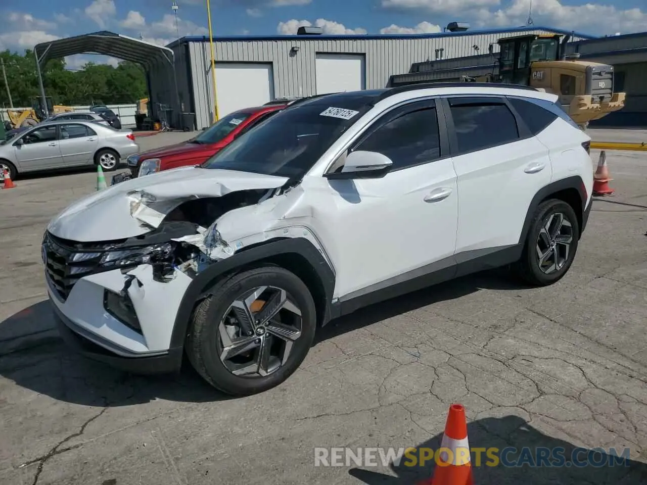 1 Photograph of a damaged car KM8JFCA15PU102632 HYUNDAI TUCSON 2023
