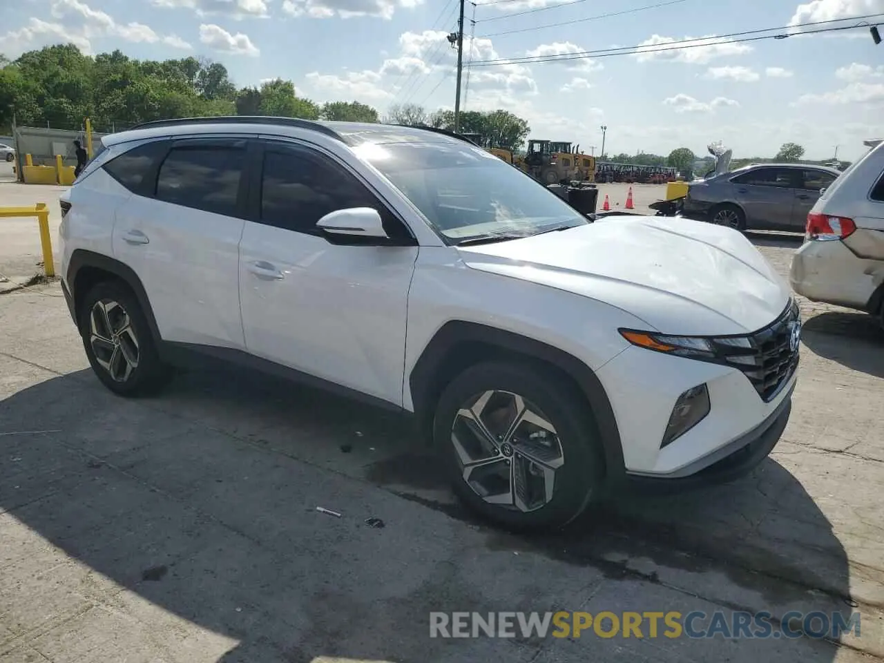 4 Photograph of a damaged car KM8JFCA15PU102632 HYUNDAI TUCSON 2023