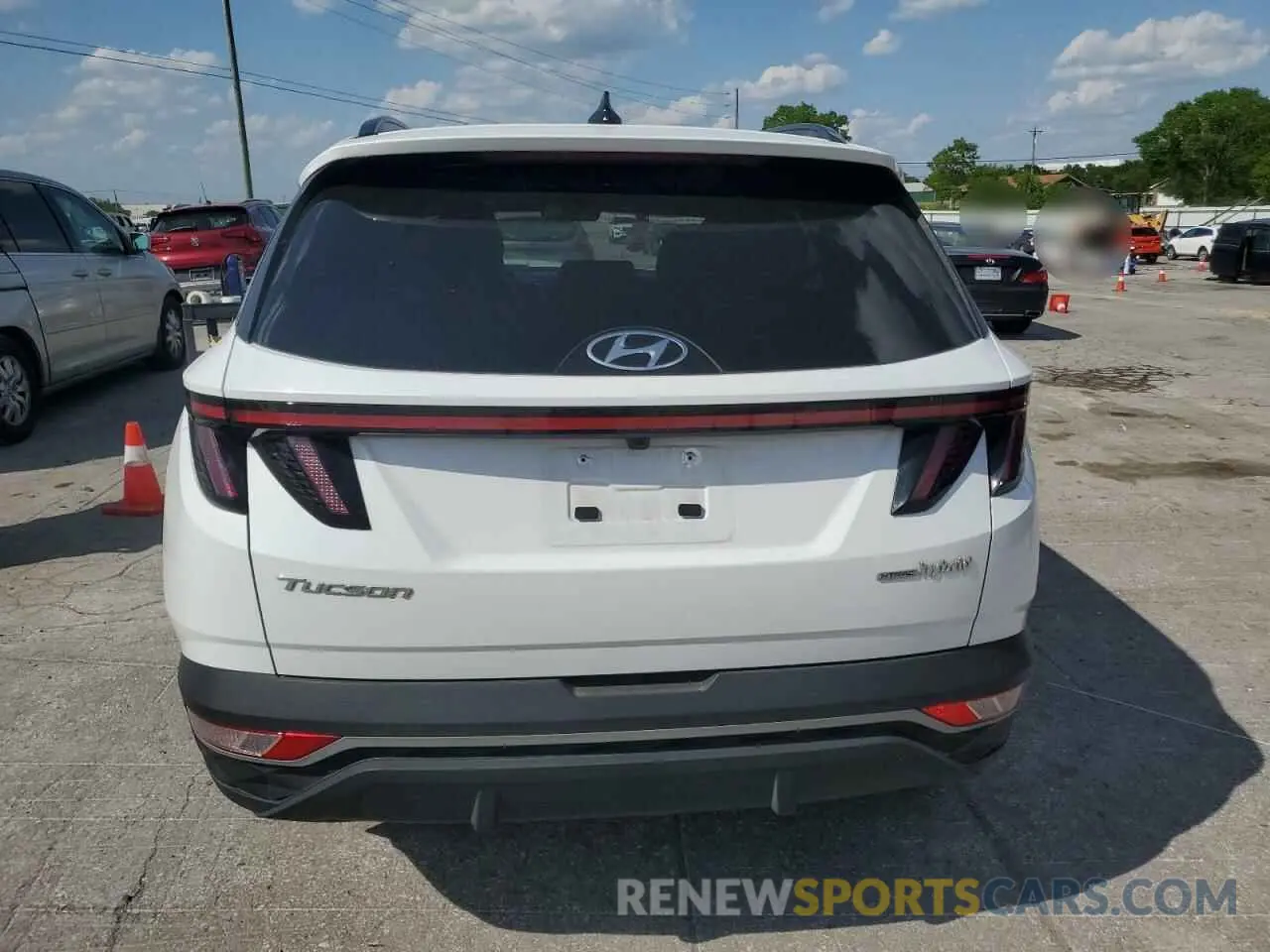 6 Photograph of a damaged car KM8JFCA15PU102632 HYUNDAI TUCSON 2023
