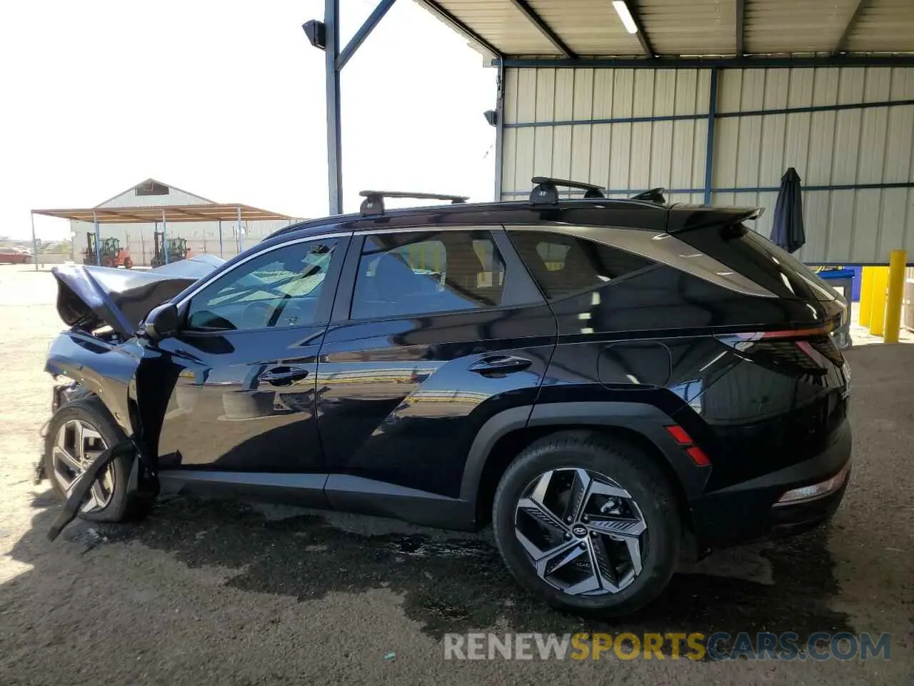 2 Photograph of a damaged car KM8JFCA15PU106423 HYUNDAI TUCSON 2023