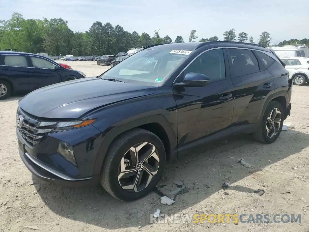 1 Photograph of a damaged car KM8JFCA16PU092449 HYUNDAI TUCSON 2023