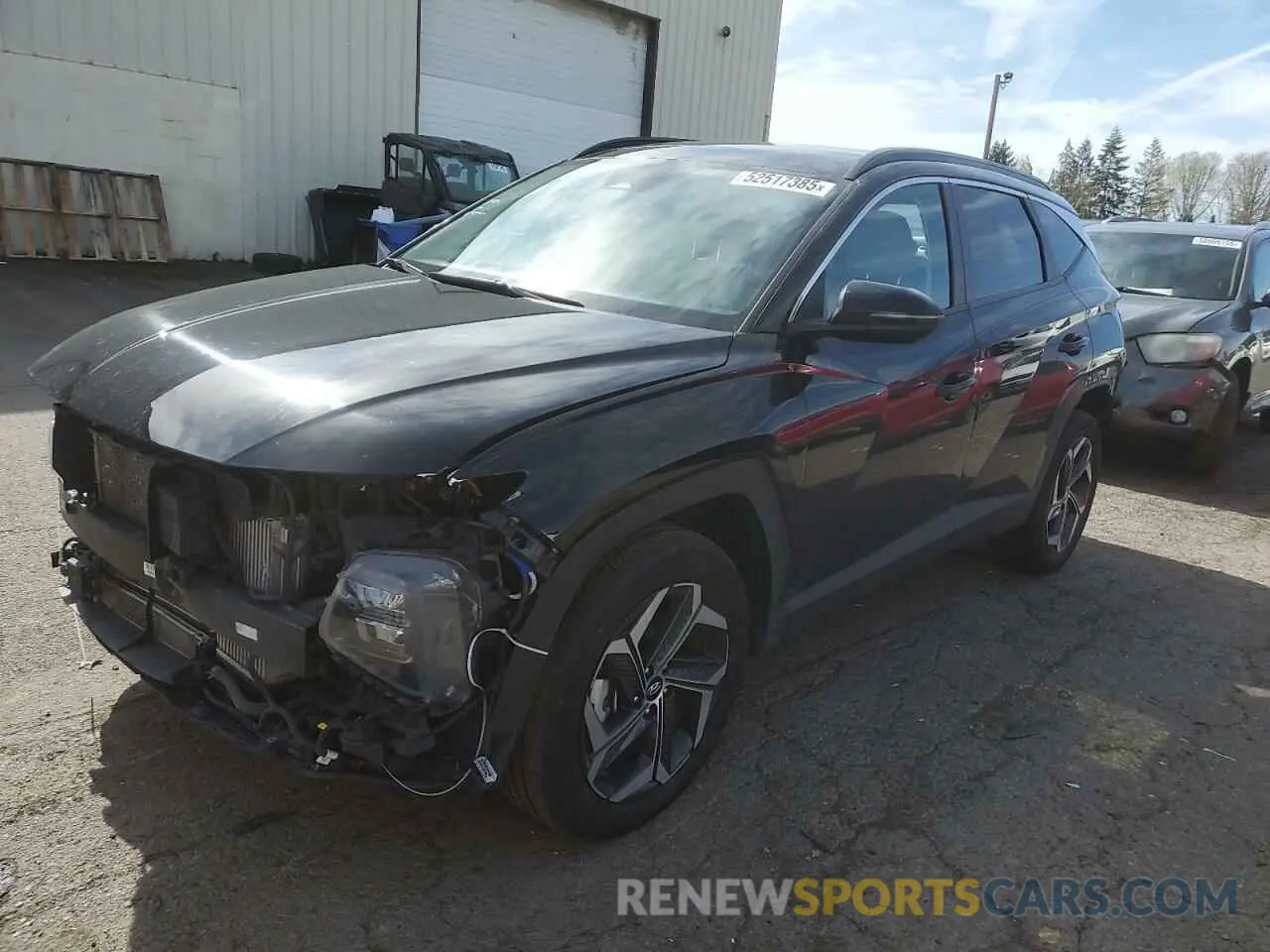 1 Photograph of a damaged car KM8JFCA1XPU134900 HYUNDAI TUCSON 2023