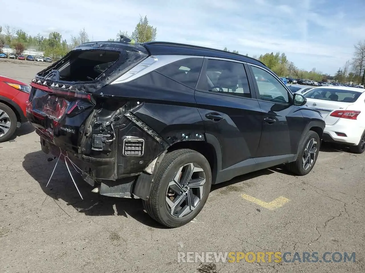 3 Photograph of a damaged car KM8JFCA1XPU134900 HYUNDAI TUCSON 2023