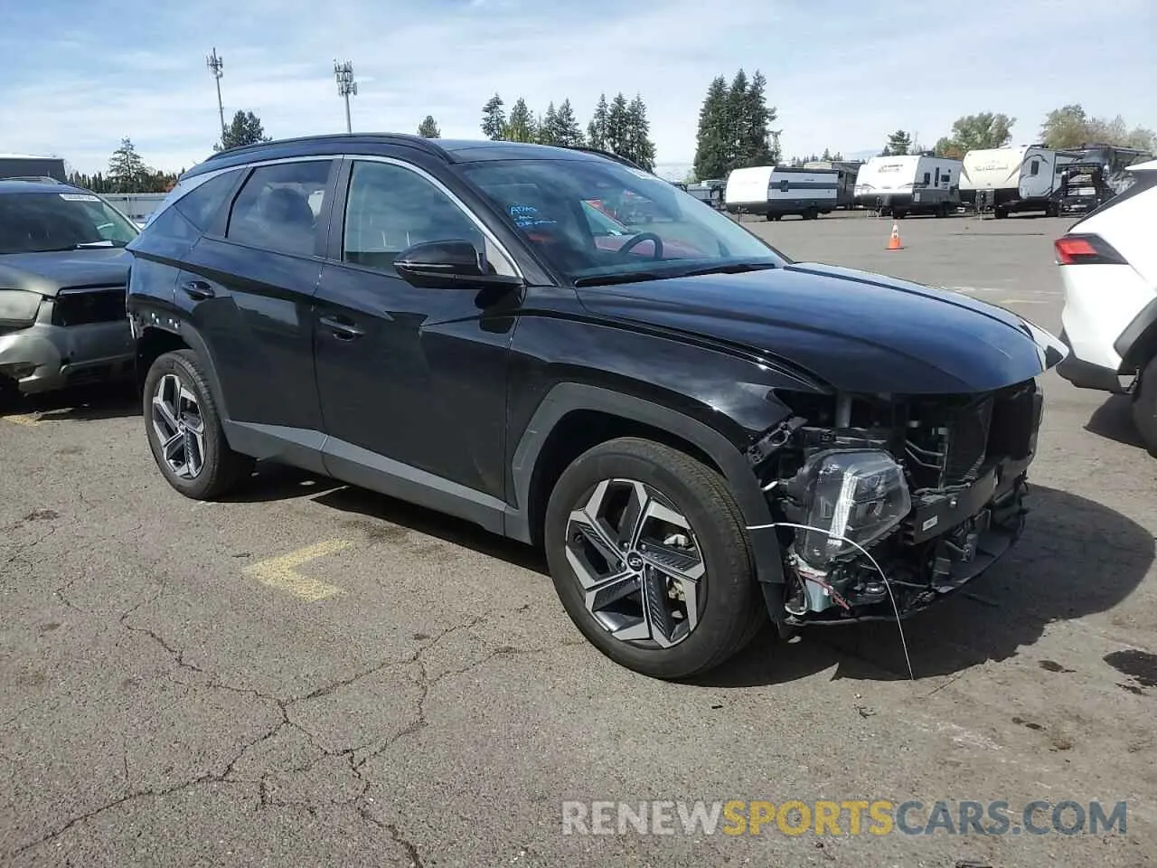 4 Photograph of a damaged car KM8JFCA1XPU134900 HYUNDAI TUCSON 2023