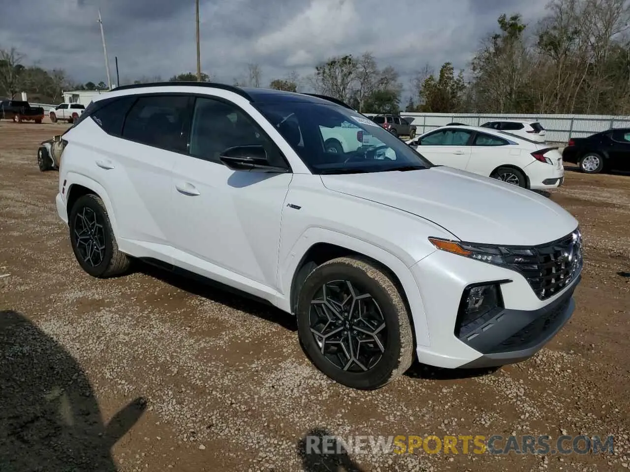 4 Photograph of a damaged car KM8JFCAE0PU230358 HYUNDAI TUCSON 2023