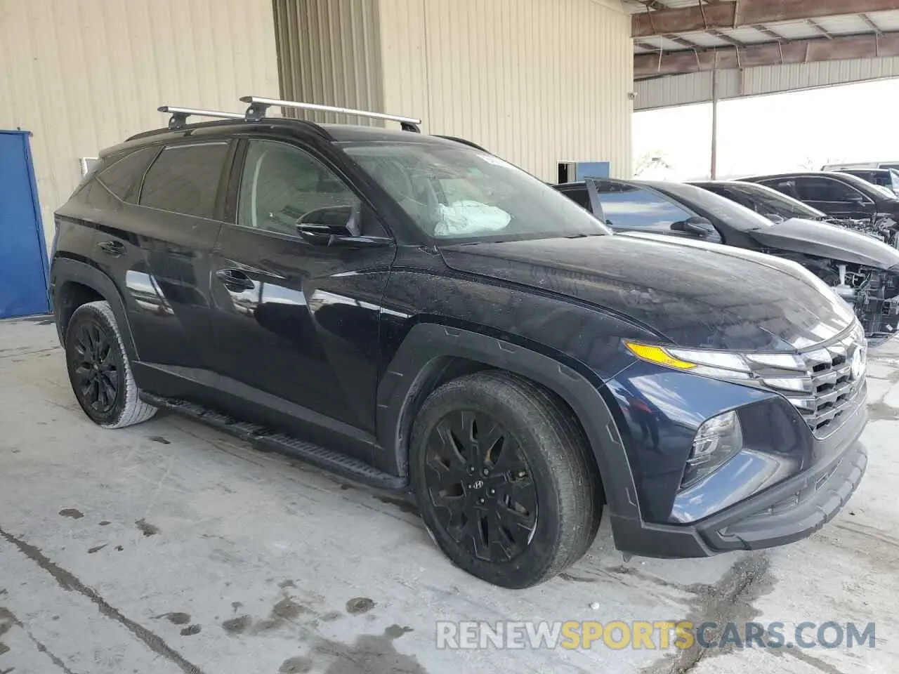 4 Photograph of a damaged car KM8JFCAE2PU187917 HYUNDAI TUCSON 2023