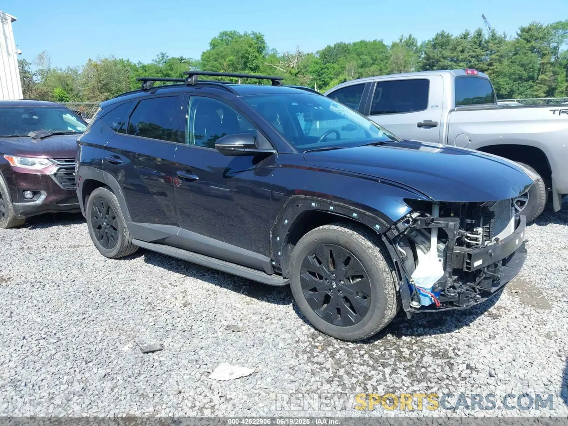 1 Photograph of a damaged car KM8JFCAE5PU178564 HYUNDAI TUCSON 2023